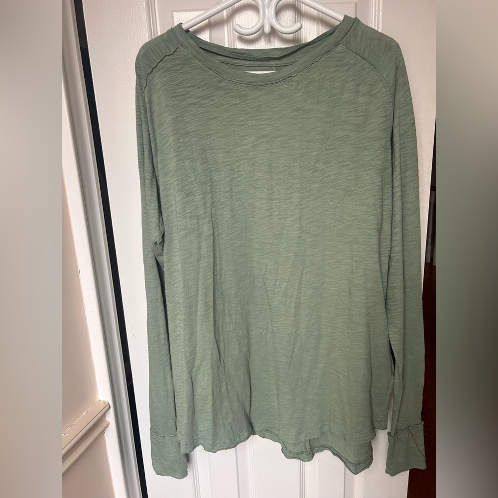 Free People We The Free Arden Tee Washed Army - Picture 3 of 13